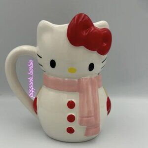 NEW Hello Kitty Christmas Snowman Mug‎